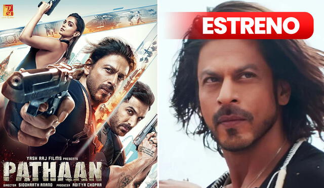 Shah Rukh Khan: conoce en qué cines de Perú podrás ver "Pathaan". Foto: composición LR/YRF