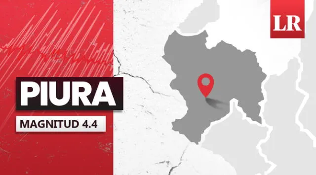 Sismo se registró en Piura a la 1:21 a. m. Foto: composición LR