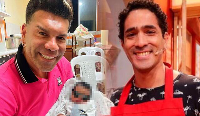 Carlos Barraza al cuidado del hijo de su primo, tras denuncia por abandono y no querer reconocerlo. Foto: composición/LR/Instagram