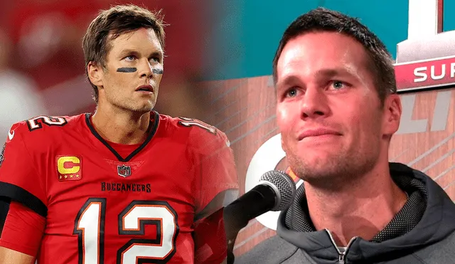 Tom Brady llora tras pregunta de joven fanático en conferencia de prensa.