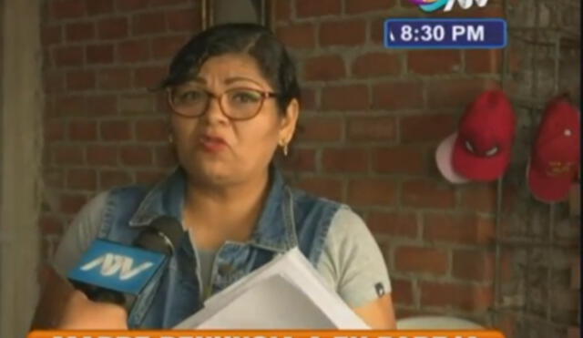 La mujer asegura que no puede ver a sus pequeñas desde el mes de diciembre. Foto captura de ATV / Video: ATV