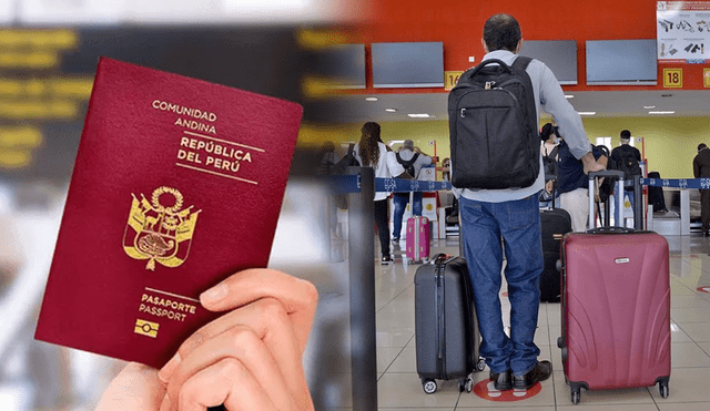 El pasaporte peruano permite ingresar a más de 70 países sin necesidad de tener visa. Foto: composición LR/La República/AFP