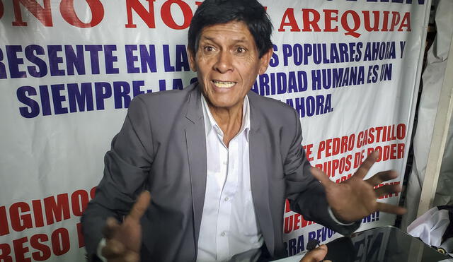 Crítico. Domínguez sostiene que no se debe confiar ni en los congresistas de izquierda. Foto: La República.