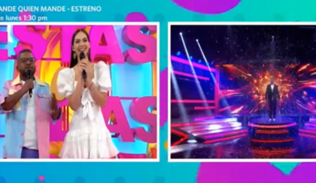 Natalie Vertiz y Yaco Eskenazi juntos en TV: su esposo fue presentado como el nuevo conductor de "Estas en todas". Foto: Composición LR / Captura "Estas en Todas" | Video: "Estás en todas"