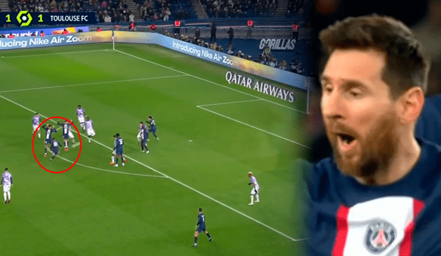 Lionel Messi le está dando la victoria al Tolouse por la Ligue 1. Foto: composición GLR/ESPN