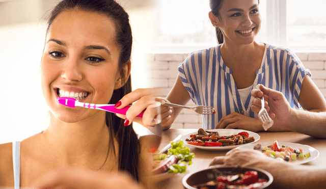 Conoce por qué no debes cepillarte inmediatamente luego de comer y cuánto debes esperar para limpiar tus dientes. Foto: composición LR/Freepik