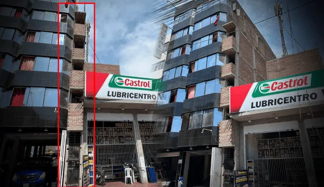 El edificio 'más delgado' de Lima tiene 5 pisos y mide al menos 5 metros. Foto: composición LR/URPI-GLR