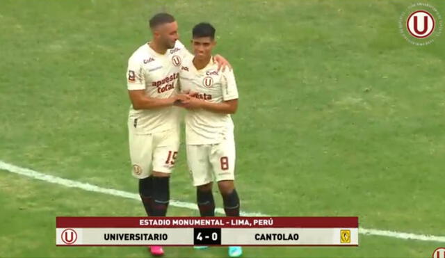 La 'U' debutó con gran triunfo en la Liga 1. Foto: captura Youtube/Universitario de Deportes