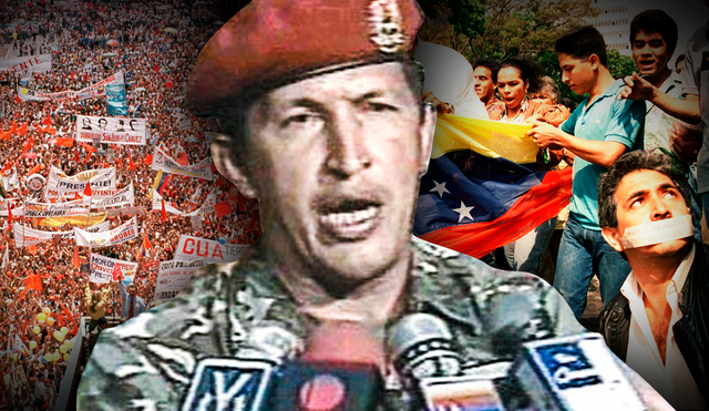 Hugo Chávez fue apresado tras el fallido golpe de Estado. Foto: composición LR/Fabrizio Oviedo/AFP