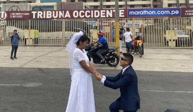 Miles de hinchas quedaron fascinados con esta escena. Foto: Twitter