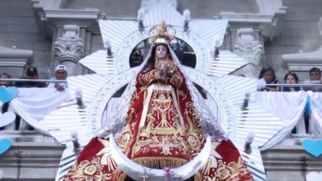 Virgen de la Puerta permanece en la iglesia de Otuzco. Foto: Zenger News
