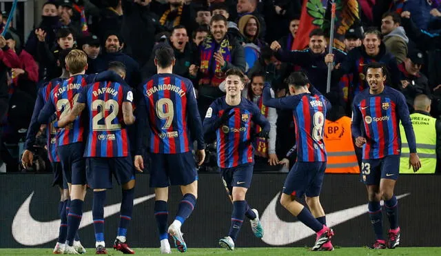 Barcelona le saca ocho puntos de ventaja al Real Madrid en la tabla. Foto: EFE