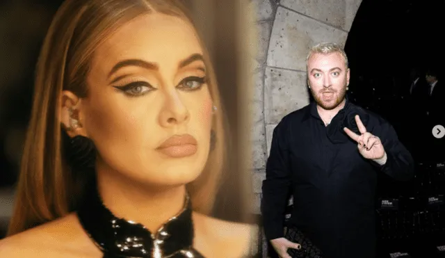 Adele y Sam Smith acuden a los Grammy 2023. Foto: composición LR/ Instagram de Adele y Sam Smith