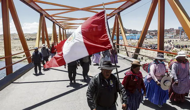 Miles de manifestantes han venido a Lima desde sus regiones para exigir la dimisión de Dina Boluarte, tras la respuesta violenta que ha tenido este Gobierno ante las protestas. Foto: AFP