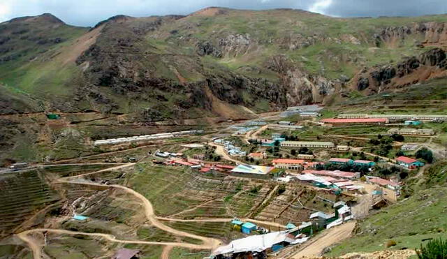 Unidad minera Julcani, ubicado en Huancavelica. Foto: Minería en Línea