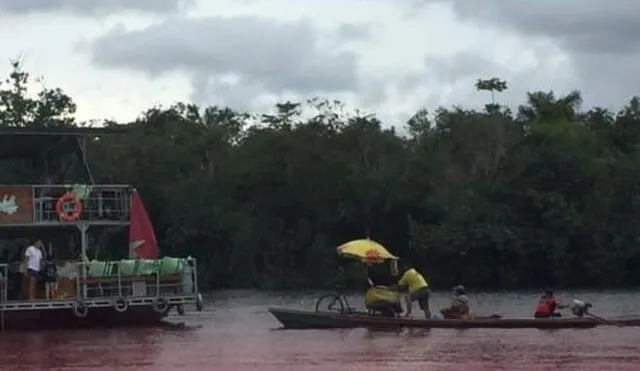 Trabajador fue elogiado y criticado en las redes sociales. Foto: Iquitos al Rojo Vivo