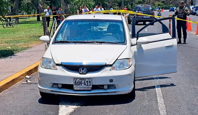 Asesinato en Plaza San Miguel. Foto: LR