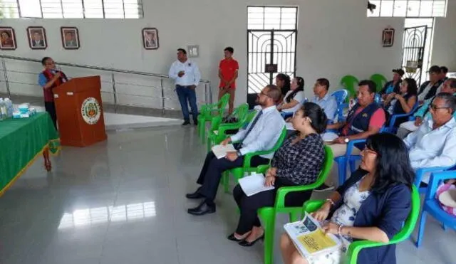 El taller fue dado en el auditorio de la Municipalidad Distrital de Paimas. Foto: difusión