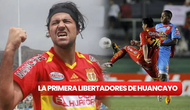 Sergio Ibarra fue el goleador de Sport Huancayo en la Copa Libertadores 2012. Foto: Composición GLR / Sport Huancayo / AFP