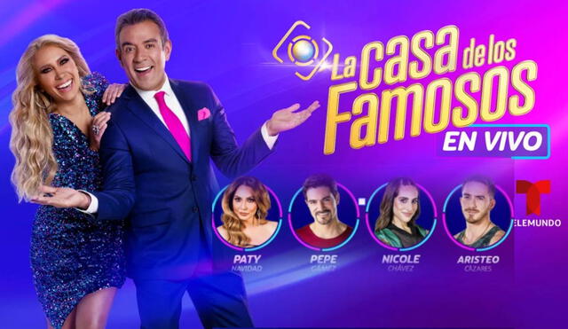 Un cuarto famoso será eliminado de "La casa de los famosos 3". Foto: Composición LR/ Telemundo