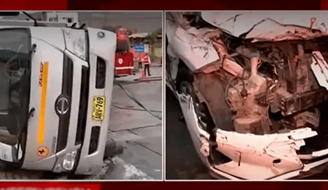 Independencia: accidente de tránsito entre furgoneta y auto deja un herido. Foto: América / Video: América
