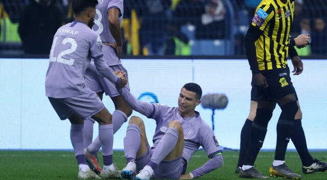 Oficialmente, Cristiano Ronaldo lleva una victoria, un empate y una derrota en Al-Nassr. Foto: AFP