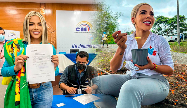 María Fernanda Vargas gana las elecciones en Simón Bolívar y es la primera alcaldesa de la historia en Guayas. Foto: Composición LR/Instagram/Maferita Vargas