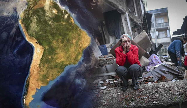 El terremoto de magnitud 7.8 de Turquía podría repetirse en regiones como Sudamérica. Foto:  Foto: composición LR/Europa Press/AFP