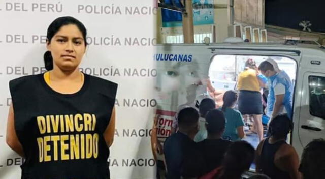 Mujer que pagó a sicario para que asesine a su pareja en Piura. Foto: composición La República