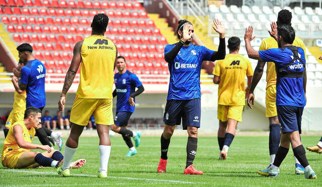 Entrenan. Melgar y Binacional se midieron ayer en dos partidos. Ambos los ganó el Dominó. Foto: La República