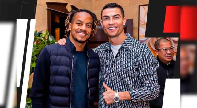 Carrillo y Ronaldo posaron juntos en Arabia Saudita hace casi un mes, previo a un partido ante PSG. Foto: Instagram