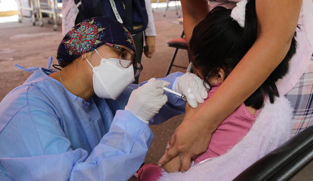 Dosis. Brecha es de escolares en la region Arequipa. Foto: La República