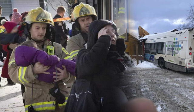El choque ha dejado a 2 niños fallecidos en Canadá. Foto: Foto: composición LR/@L_ThinkTank/Twitter