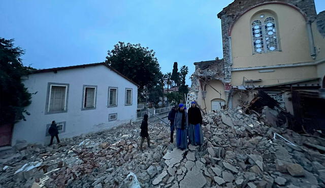 El edificio quedó destruido sin que se registraran víctimas. Foto: Facebook de Antuan Ilgit