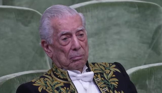 Mario Vargas Llosa ingresó a la Academia Francesa en una emotiva ceremonia. Foto: captura de El País