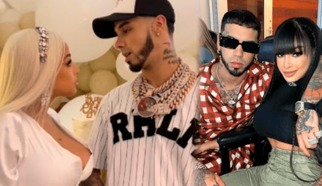 Anuel AA y Yailin terminaron su relación. Foto: composición LR / Video: Instargram