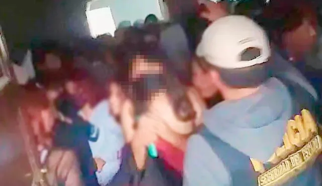 Menores de edad fueron intervenido en fiesta. Foto: Huanca York Times