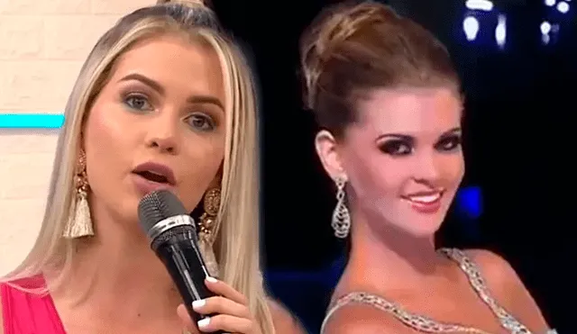 Brunella Horna recordó cómo fue su paso por el Miss Perú 2016. Foto: composición/captura América TV