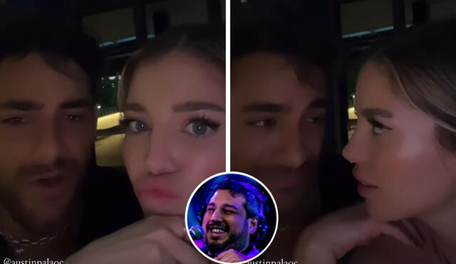 Flavia Laos y Austin Palao hablaron sobre chance de llevar una relación abierta. Foto: Instagram Flavia Laos/Ricardo Mendoza