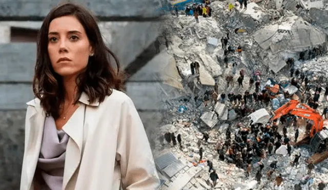 Cansu Dere sería una de las víctimas del terremoto en Turquía. Foto: composición LR/Medyapim/AFP