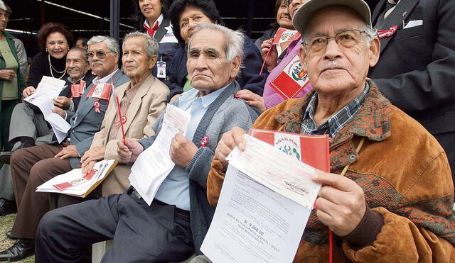 Calidad. Actualmente, solo dos de cada diez trabajadores puede acceder a una pensión, la cual no garantizan calidad de vida. Foto: difusión