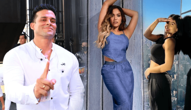 Christian Domínguez aclara su relación con sus exparejas. Foto: composición LR/ Captura instagram de Christian Domínguez, Isabel Acevedo y Vania Bludau.