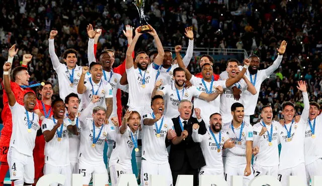 Real Madrid consiguió su quinto Mundial de Clubes. Foto: EFE