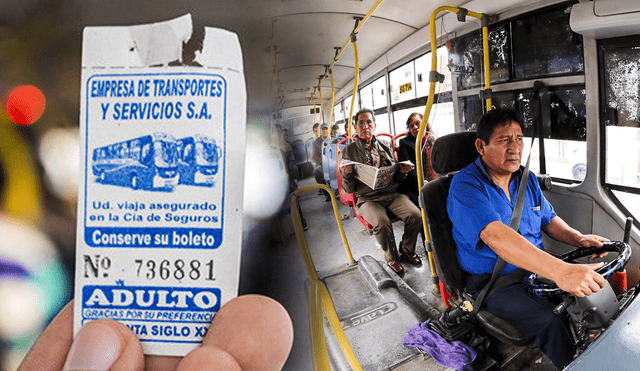 El boleto es un comprobante entregado por un medio de transporte urbano. Foto: composición LR/Andina