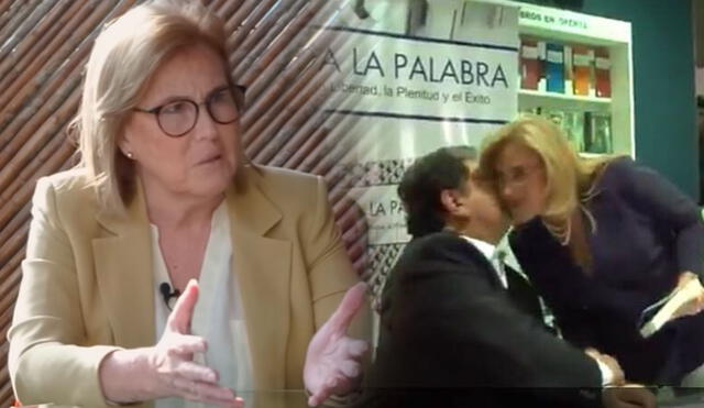 Mónica Delta incómoda porque la vincularon con expresidentes. Foto: composición/LR/captura YouTube/difusión