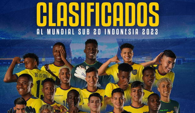 Ecuador clasificó al Mundial sub-20 de Indonesia. Foto: Twitter La Tri