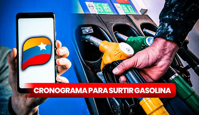 ¡Ya salió el cronograma! Revisa en qué fecha te toca surtir gasolina subsidiada para tu vehículo en febrero del 2023. Foto: composición LR/Freepik/Sistema Patria/Pascal Guyot/AFP