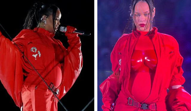 Rihanna sorprendió a sus seguidores con lo que sería su segundo embarazo. Foto: captura ESPN