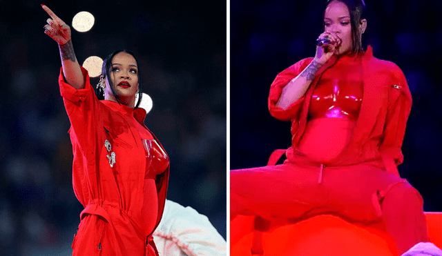 Mejores memes de Rihanna en el Super Bowl LVII. Foto: composición LR/Reuters / AFP