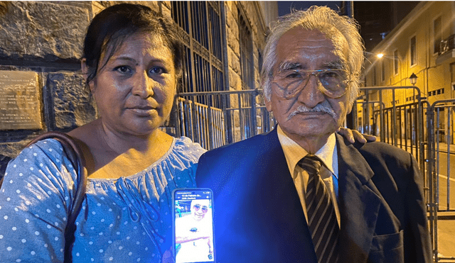 Elizabeth Santisteban junto con su padre buscan justicia por la muerte de Víctor Santisteban. María Pia Ponce / URPI-LR | Video: URPI-LR